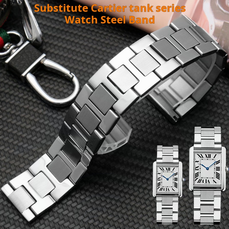 Cartier Watch Tank - Per Cartier TANK solo 316L cinturino