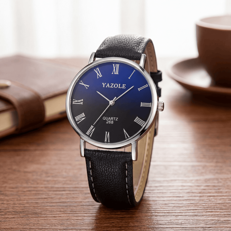 YAZOLE Orologi al quarzo minim - Leather Watch Band Men recensione e prezzo